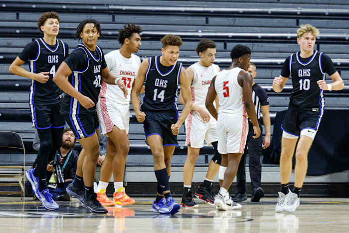 Quincy defeated Chaminade in high school boys basketball on December 9, 2023